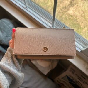 BRAND NEW Anne Klein Taupe Leather Wallet